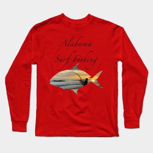 Alabama surf fishing Long Sleeve T-Shirt